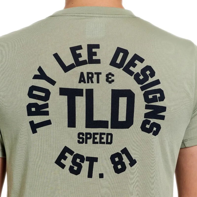 Troy Lee Designs Skyline Short Sleeve Ride Jersey Stamps in Sage-3
