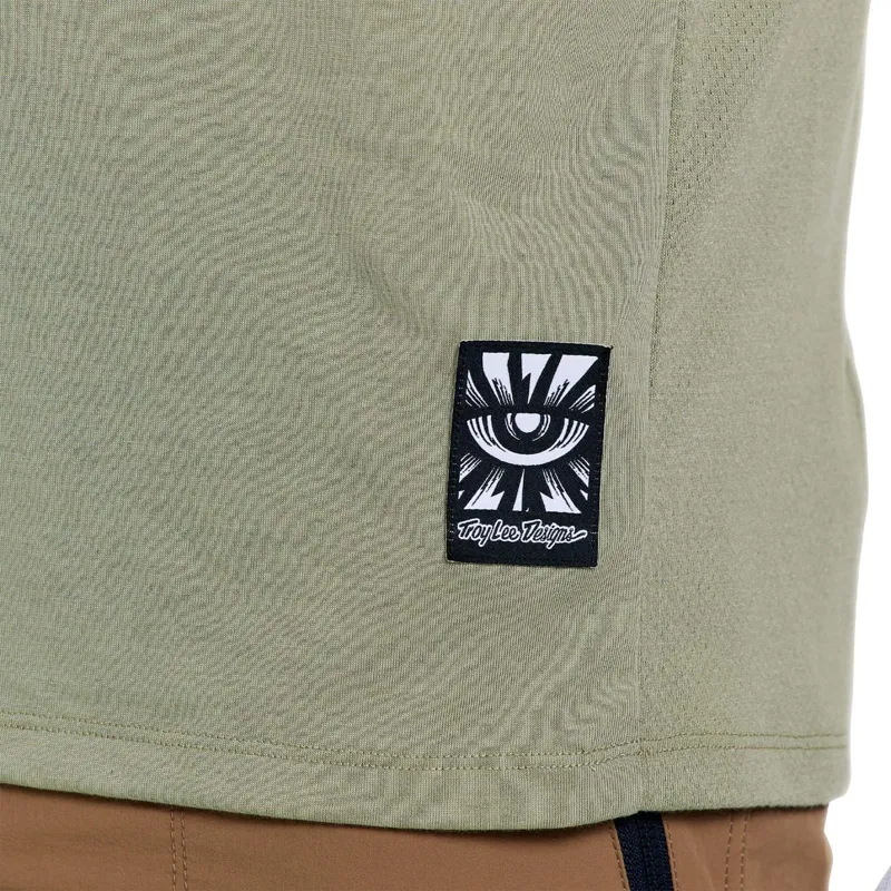 Troy Lee Designs Skyline Short Sleeve Ride Jersey Stamps in Sage-9