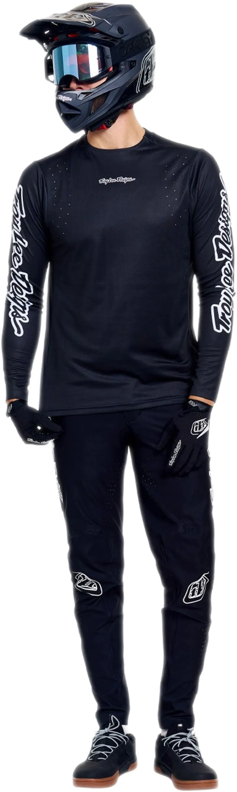 Troy Lee Designs Sprint Pro LS Jersey Mono in Black-4