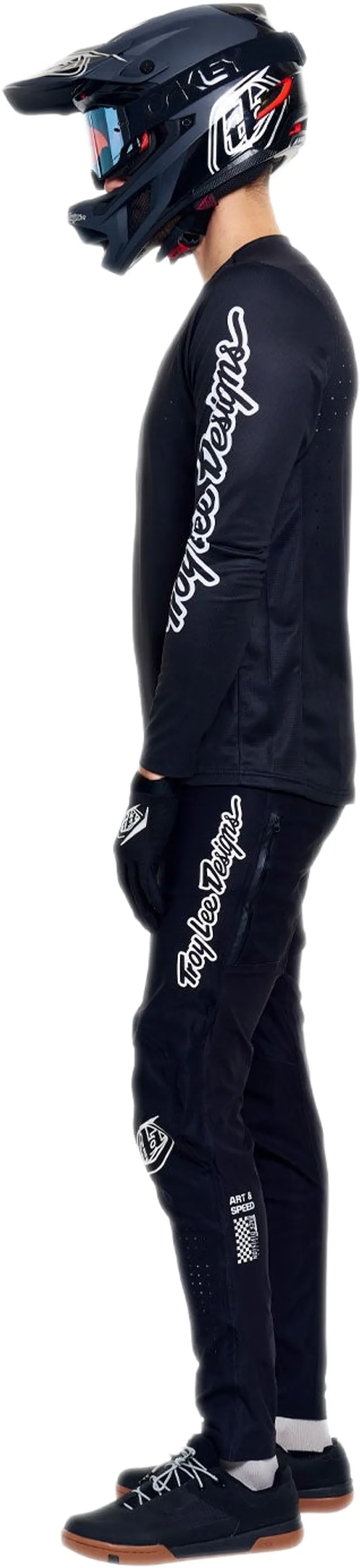 Troy Lee Designs Sprint Pro LS Jersey Mono in Black-5