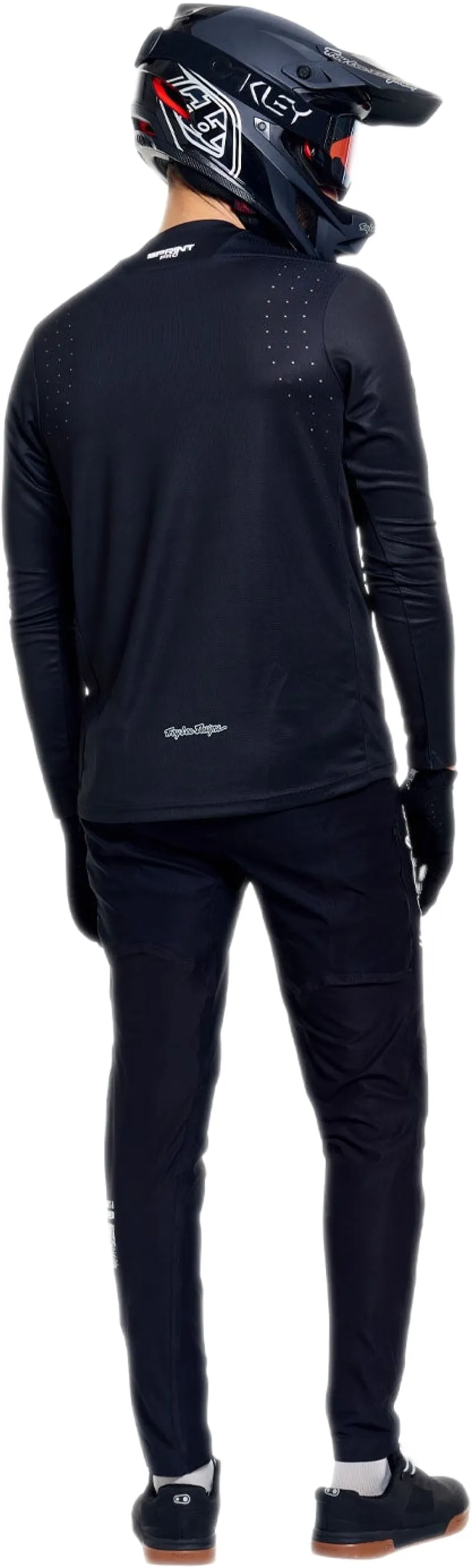 Troy Lee Designs Sprint Pro LS Jersey Mono in Black-6