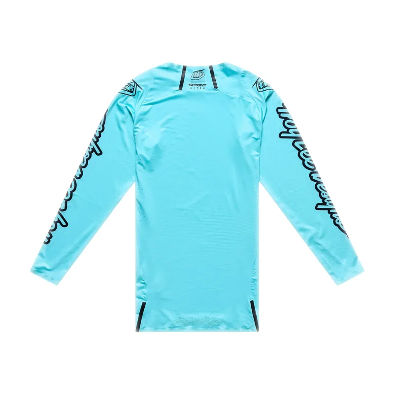 Troy Lee Designs Sprint Ultra Long Sleeve Jersey Mono in Real Teal-1