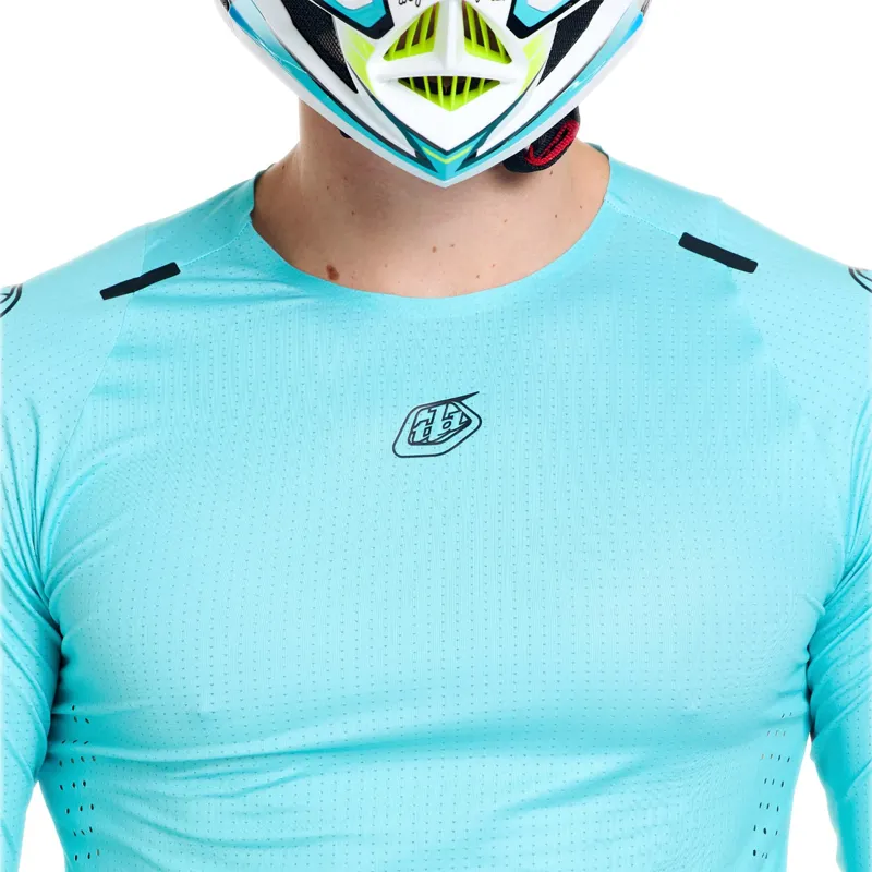 Troy Lee Designs Sprint Ultra Long Sleeve Jersey Mono in Real Teal-6