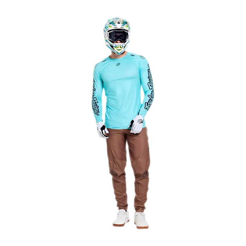 Troy Lee Designs Sprint Ultra Long Sleeve Jersey Mono in Real Teal-9