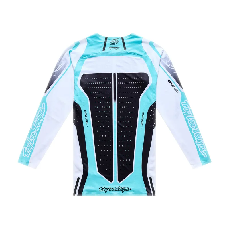 Troy Lee Designs Sprint Ultra Long Sleeve Jersey Proton in White-1