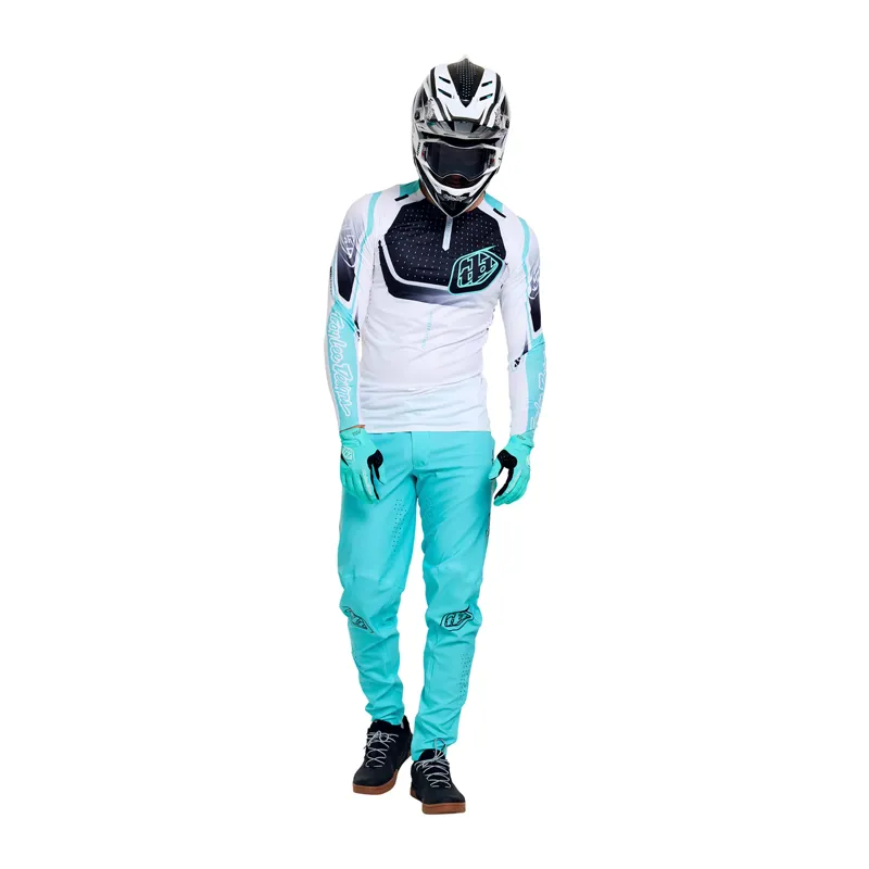 Troy Lee Designs Sprint Ultra Long Sleeve Jersey Proton in White-10