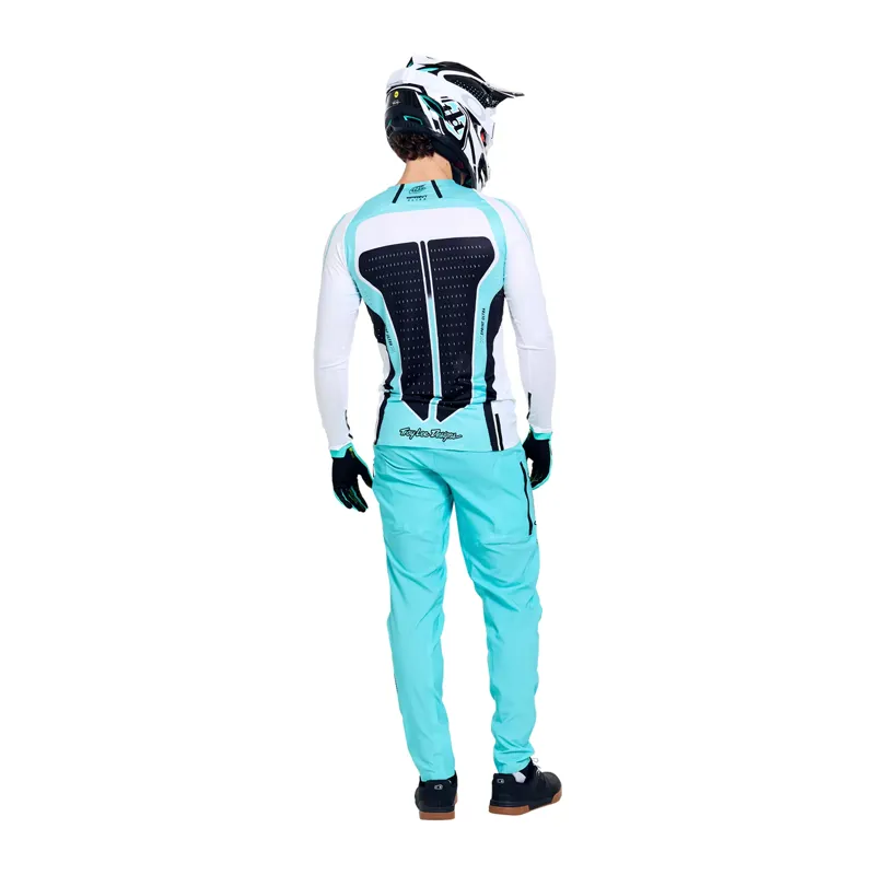 Troy Lee Designs Sprint Ultra Long Sleeve Jersey Proton in White-11