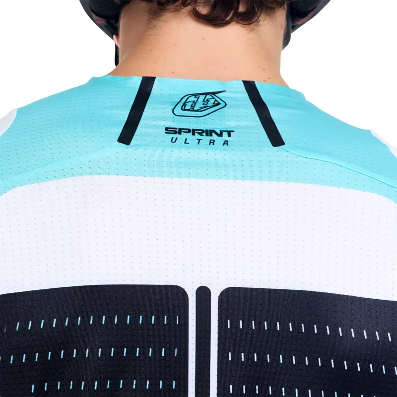 Troy Lee Designs Sprint Ultra Long Sleeve Jersey Proton in White-13