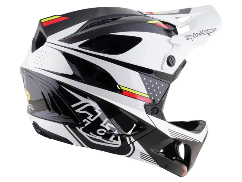 Troy Lee Designs Stage 2 Helmet in Proton White-4