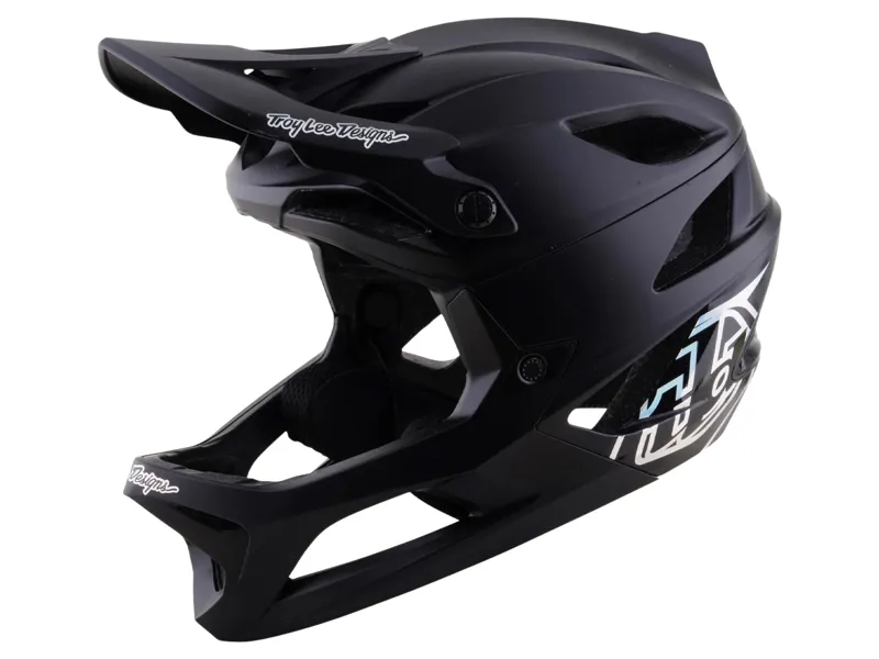 Troy Lee Designs Stage 2 Helmet in Stealth Black-1