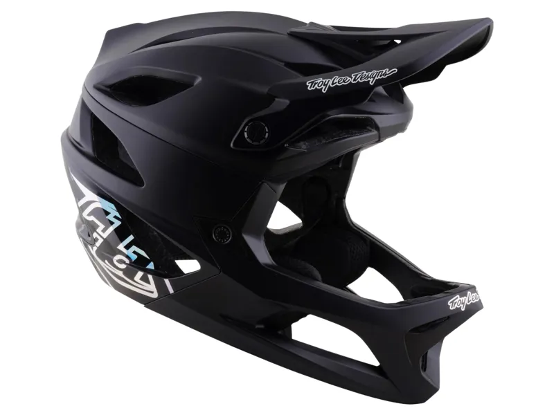 Troy Lee Designs Stage 2 Helmet in Stealth Black-2