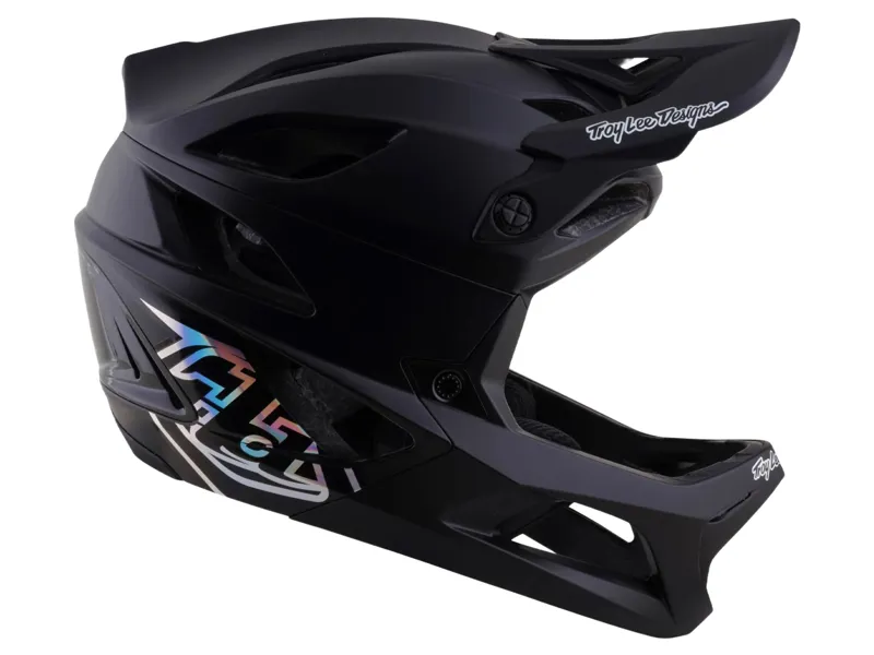 Troy Lee Designs Stage 2 Helmet in Stealth Black-3