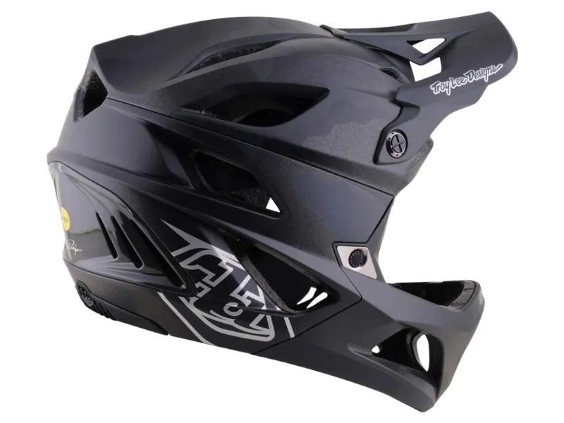 Troy Lee Designs Stage 2 Split Helmet in Black Camo-4
