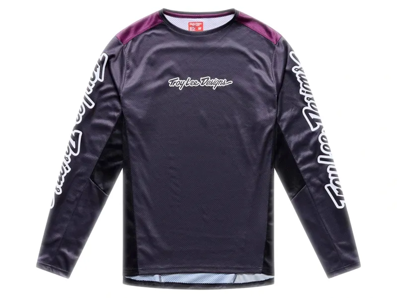 Troy Lee Designs Stage Long Sleeve Jersey in Signature Carbon