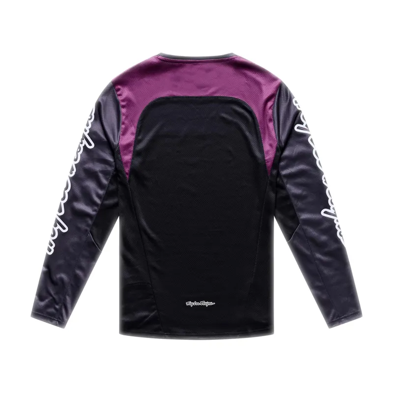Troy Lee Designs Stage Long Sleeve Jersey in Signature Carbon-1