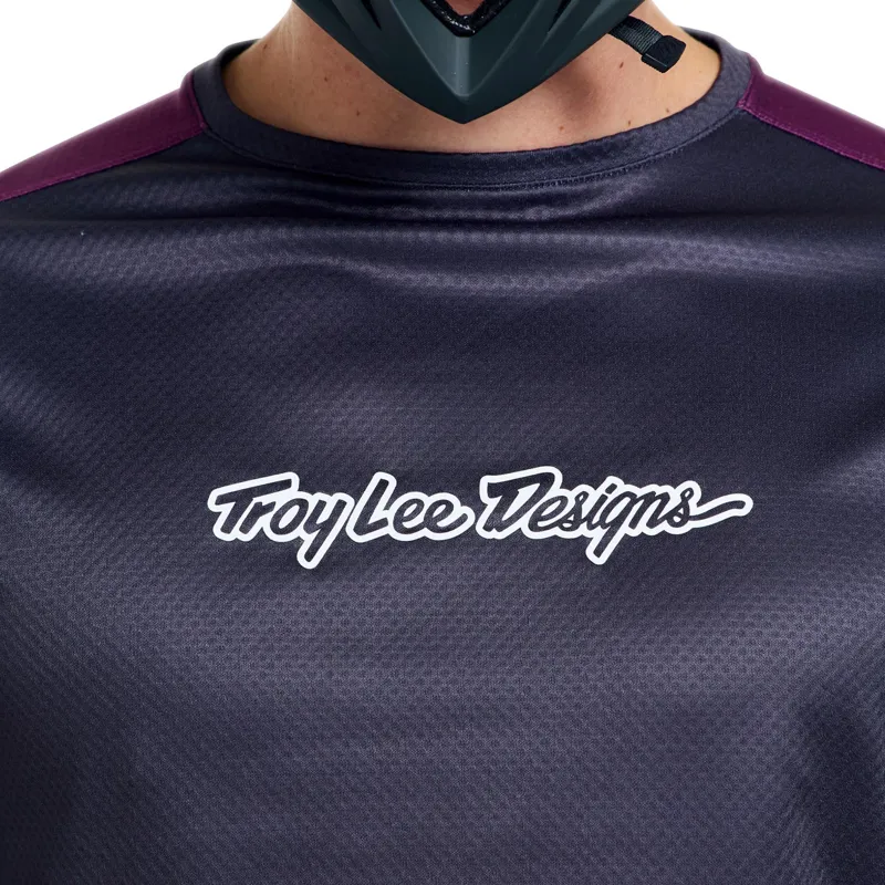 Troy Lee Designs Stage Long Sleeve Jersey in Signature Carbon-2