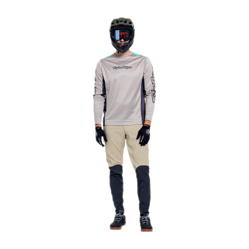 Troy Lee Designs Stage Long Sleeve Jersey in Signature Stone-7