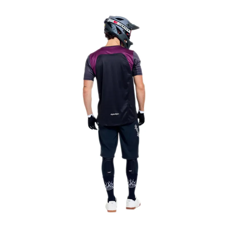 Troy Lee Designs Stage Short Sleeve Jersey in Signature Carbon-7