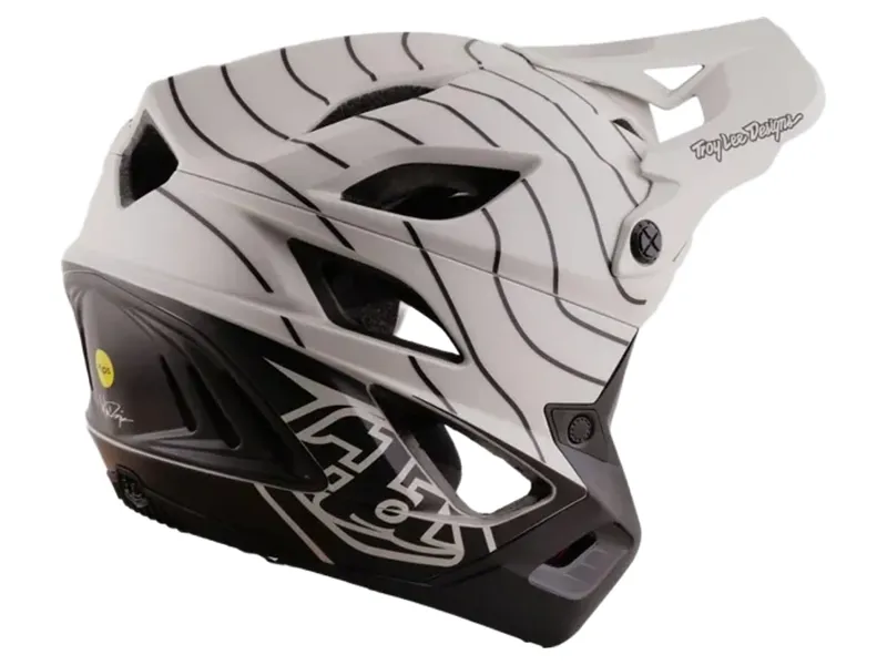 Troy Lee Designs Stage Stunt Airwaves Helmet in Pumice-4