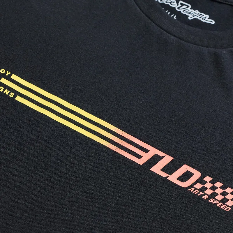 Troy Lee Designs Stripe Short Sleeve Tee in Black-3