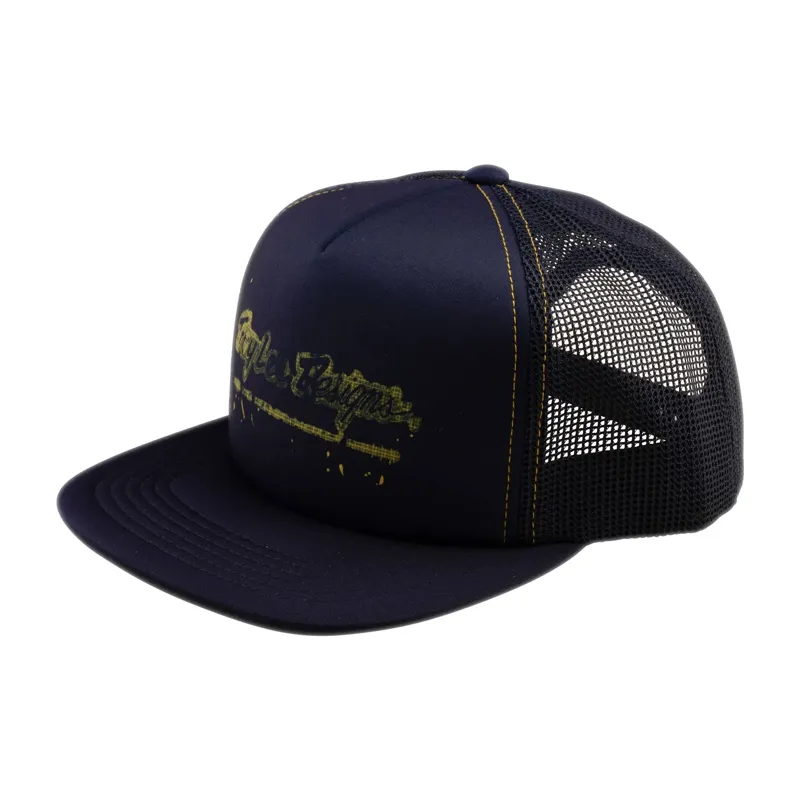 Troy Lee Designs Trucker Snapback Repeat Cap in Indigo