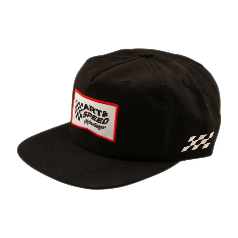 Troy Lee Designs Winners Circle Unstructured Snapback in Black