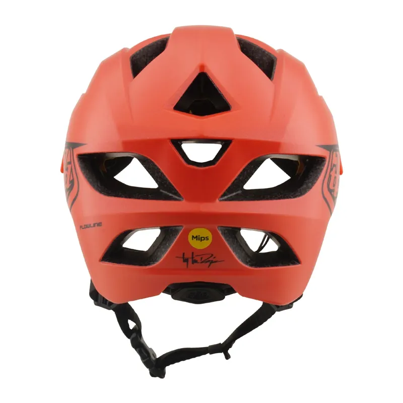 Troy Lee Youth Flowline Helmet Point Coral/Charcoal UNI-2