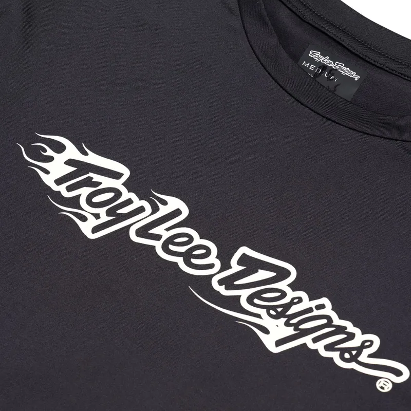 Troy Lee Designs Youth Ruckus Long Sleeve Ride Tee in Black-2