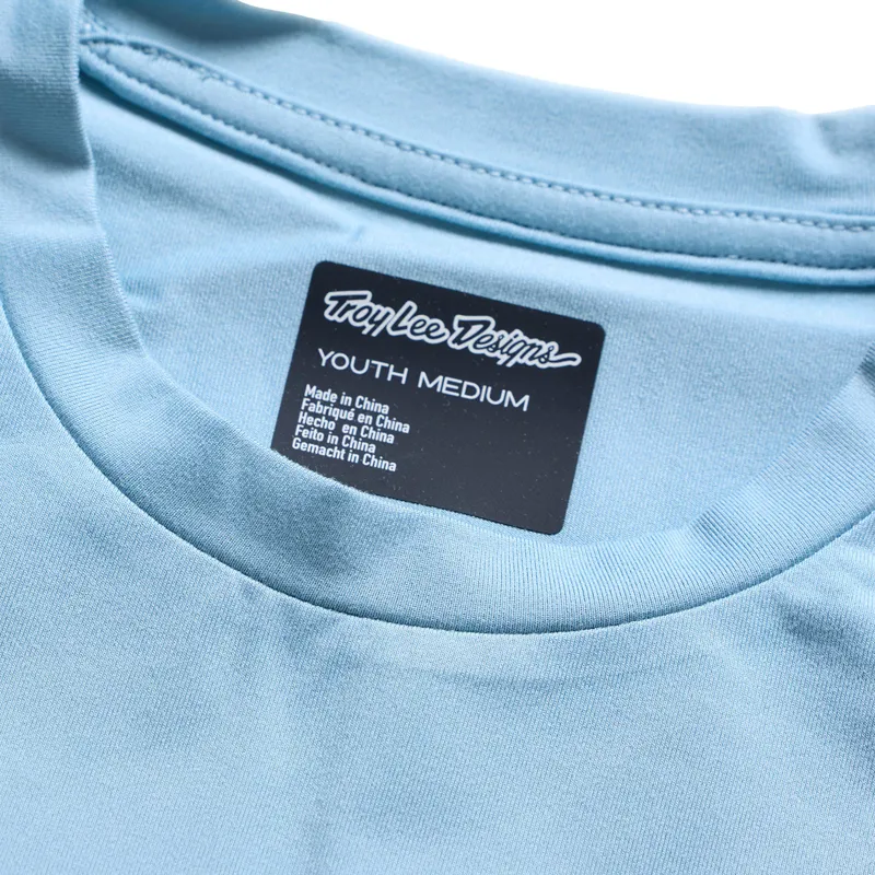 Troy Lee Designs Youth Ruckus Long Sleeve Ride Tee in Blue-2