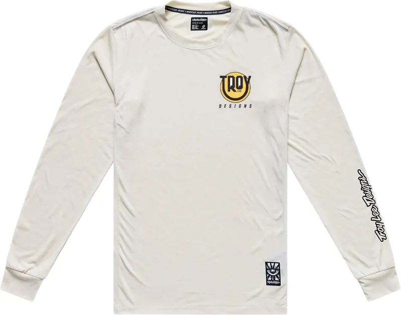 Troy Lee Designs Youth Skyline Ride Long Sleeve Tee Pumice