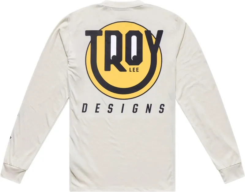 Troy Lee Designs Youth Skyline Ride Long Sleeve Tee Pumice-1
