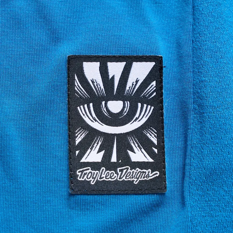 Troy Lee Designs Youth Skyline Ride SS Tee in Aero Blue-4