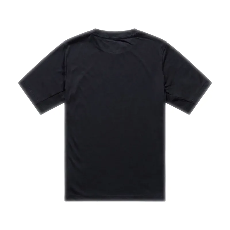 Troy Lee Designs Youth Skyline Ride SS Tee in Black/Real Teal-1