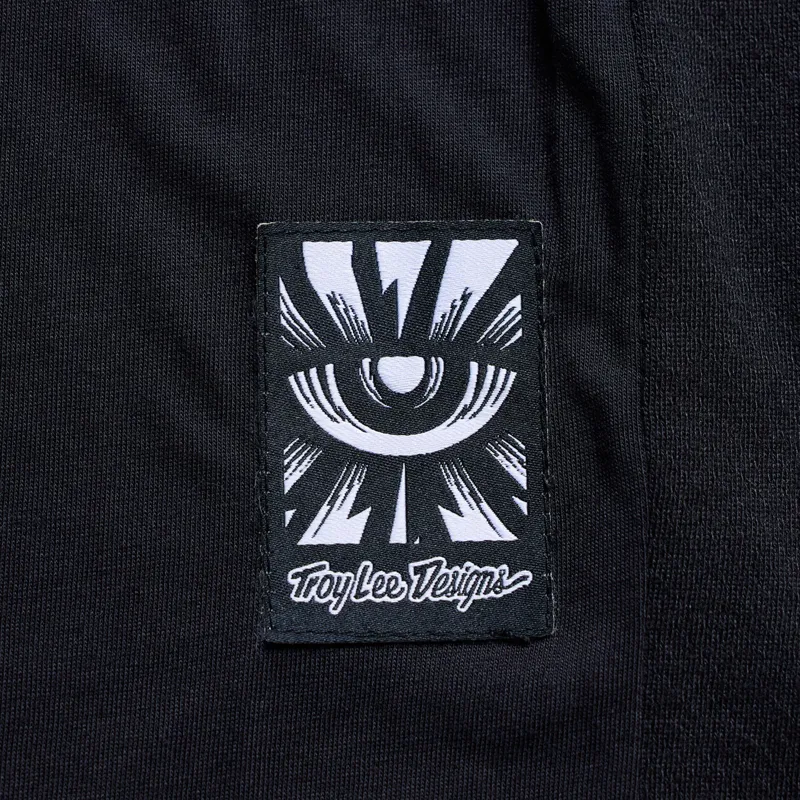 Troy Lee Designs Youth Skyline Ride SS Tee in Black/Real Teal-4