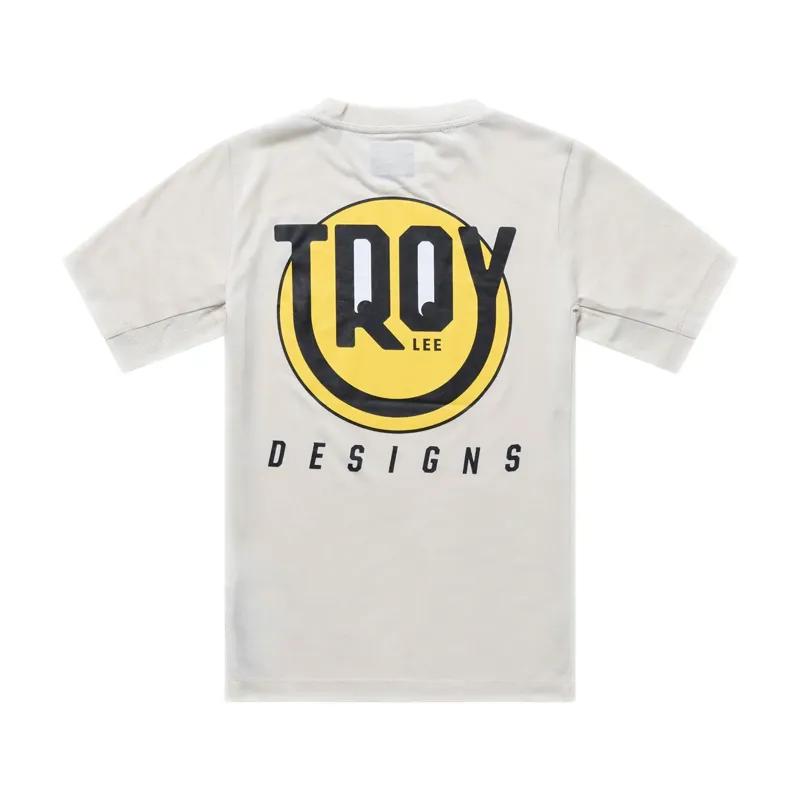 Troy Lee Designs Youth Skyline Ride SS Tee in Happy Pumice-1