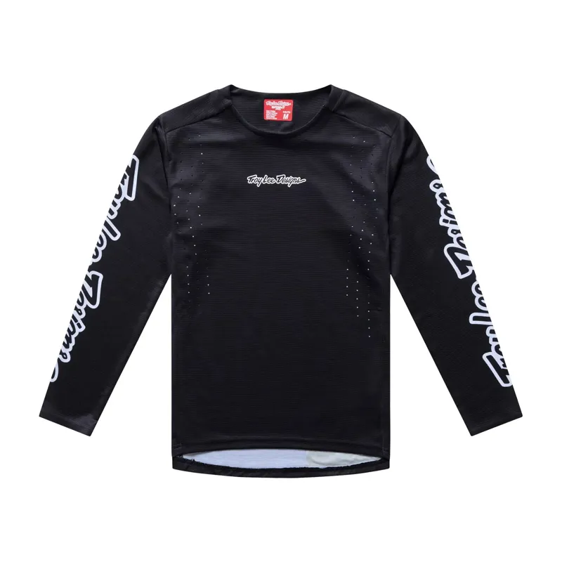 Troy Lee Designs Youth Sprint Pro LS Jersey Mono in Black