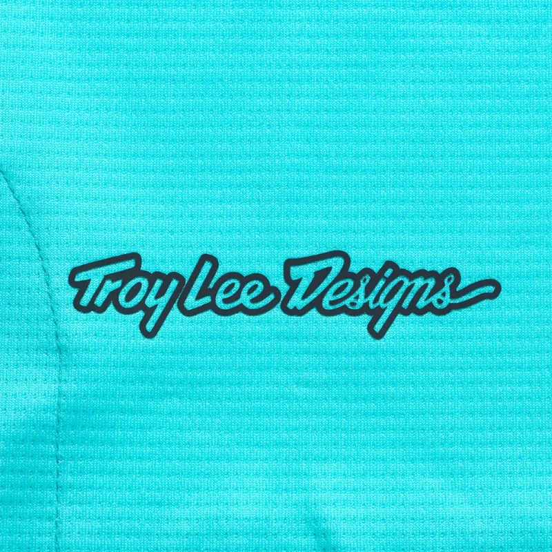 Troy Lee Designs Youth Sprint Pro LS Jersey Mono in Real Teal-7