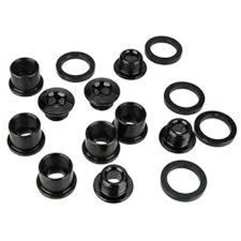 Balfes Bikes Sram Truvativ Spare - Crank Chainring Bolt Kit 5-Arm Triple Steel/Steel Black: | Free postage over £30, £10 off first order, price match & 0% finance.
