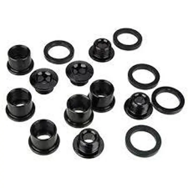 Balfes Bikes Sram Truvativ Spare - Crank Chainring Bolt Kit 5-Arm Triple Steel/Steel Black: | Free postage over £30, £10 off first order, price match & 0% finance.