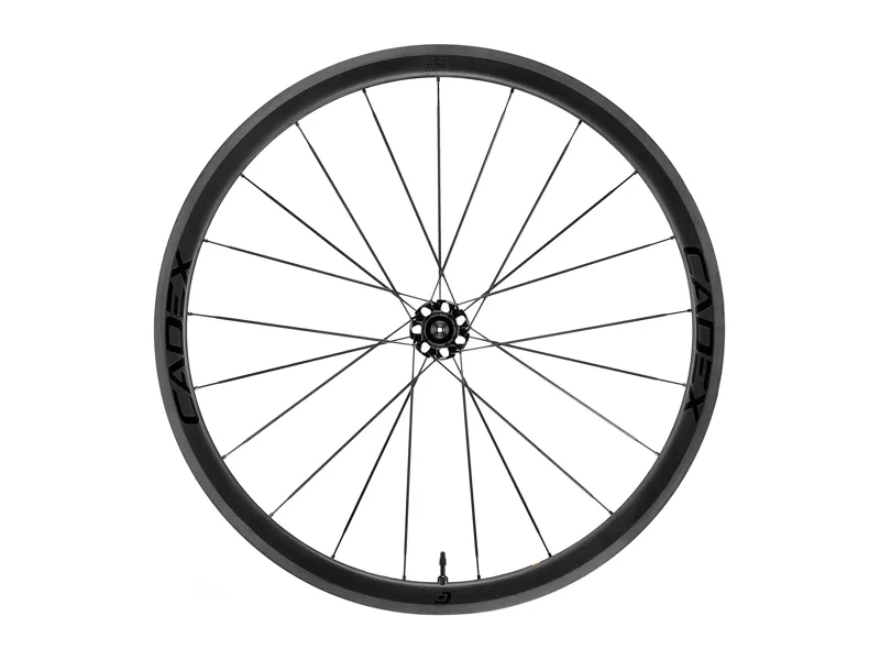 Cadex 36 Tubeless Rim Brake Rear Wheel Shimano HG in Black-1