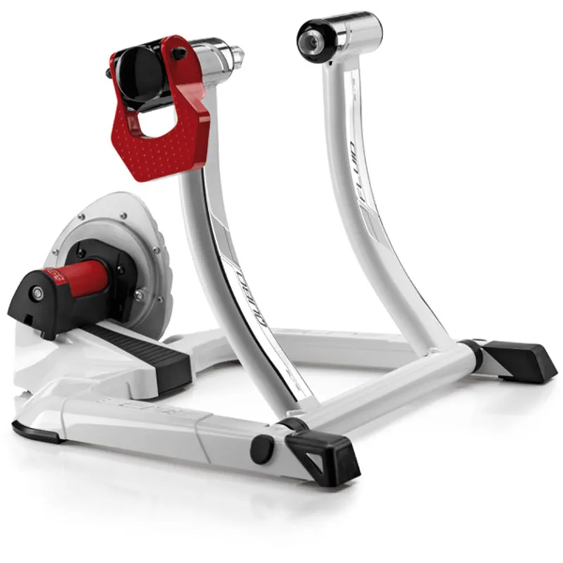 Elite Qubo Power Fluid Turbo Trainer in White