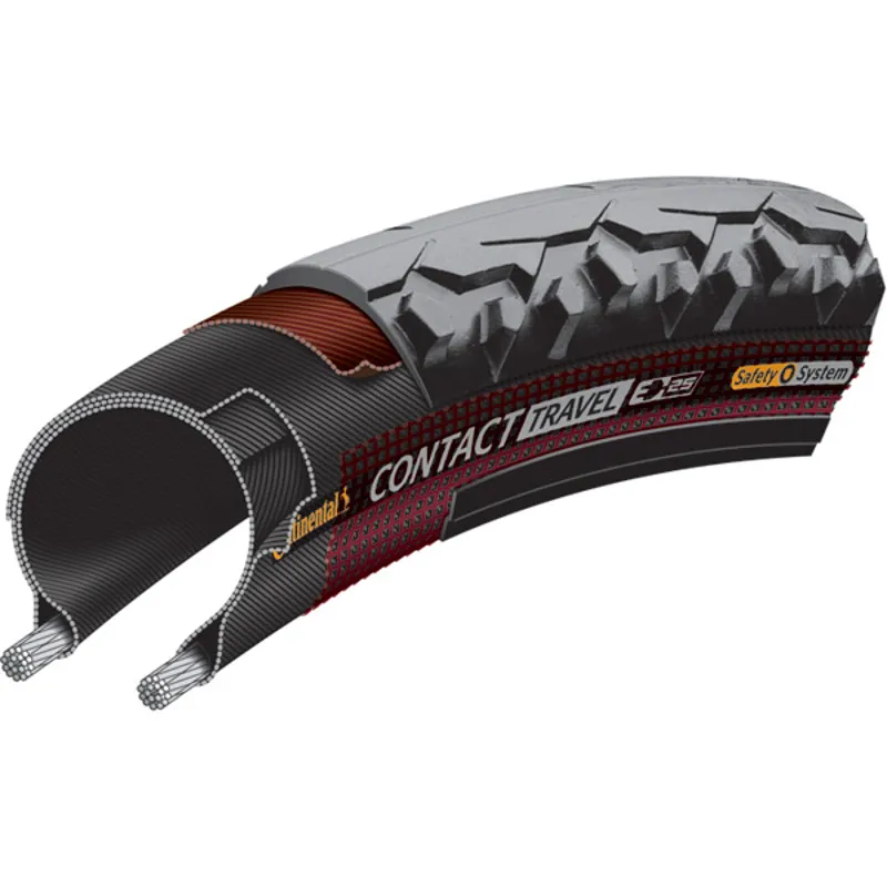 Balfes Bikes Continental Contact Travel Touring Tyre 26 x 2.00in | Free postage over £30, £10 off first order, price match & 0% finance.