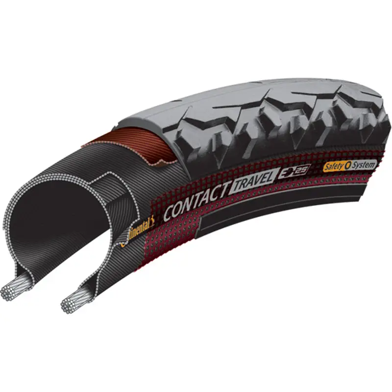 Balfes Bikes Continental Contact Travel Touring Tyre 26 x 2.00in | Free postage over £30, £10 off first order, price match & 0% finance.