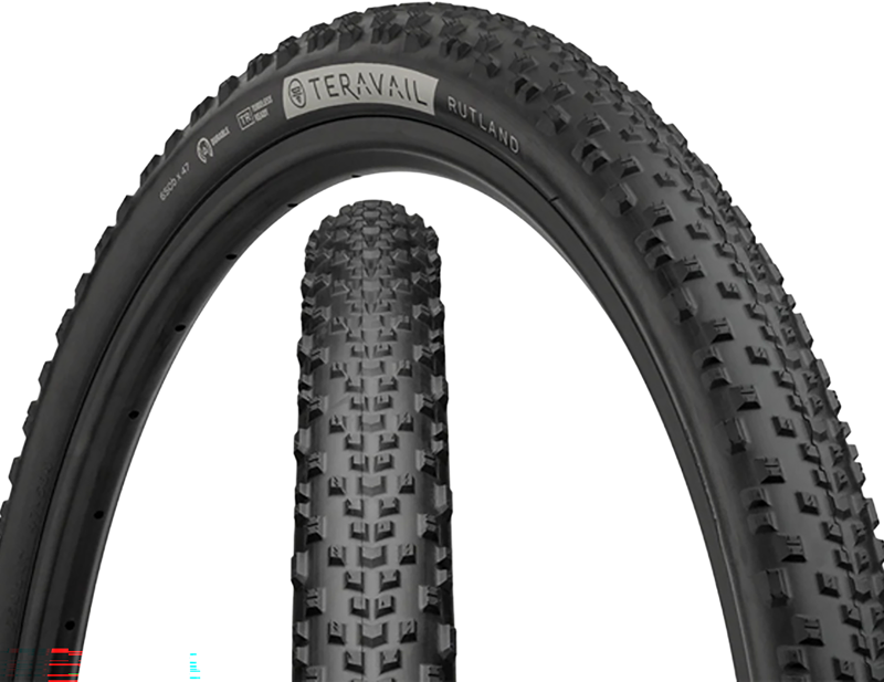 Teravail Rutland 700c Light and Supple Gravel Tyre in Black