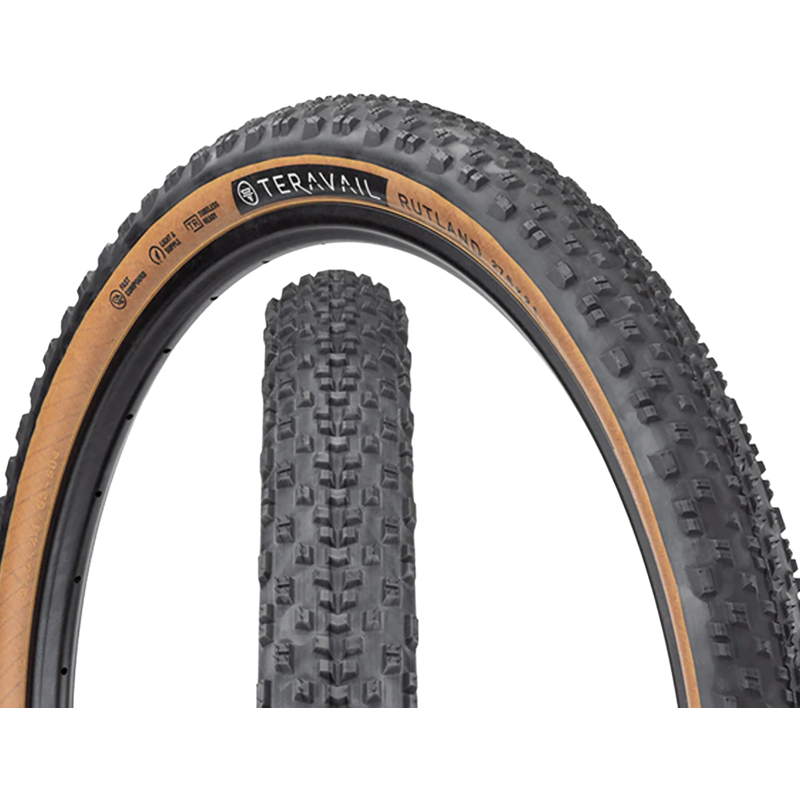 Balfes Bikes Teravail Rutland 700c Light and Supple Gravel Tyre in Tan | Free postage over £30, £10 off first order, price match & 0% finance.