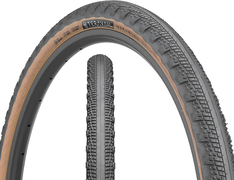 Teravail Washburn 700c Durable Gravel Tyre in Tan