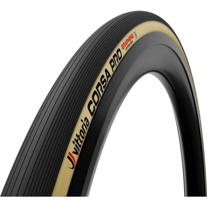 Vittoria Corsa Pro 700c Folding TLR G2.0 Tyre Pair in Black/Tan with Silca v2 Sealant 500ml Bundle-1