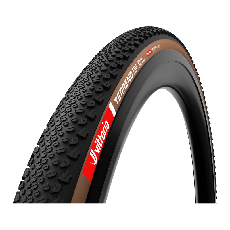 Balfes Bikes Vittoria Terreno T50 700c Mixed Gravel Endurance G2.0 Tubeless Ready Tyre in Brown | Free postage over £30, £10 off first order, price match & 0% finance.