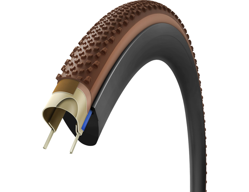 Vittoria Terreno Pro T60 700c Mixed Gravel Race Tubeless Ready Tyre in Natural Brown-2