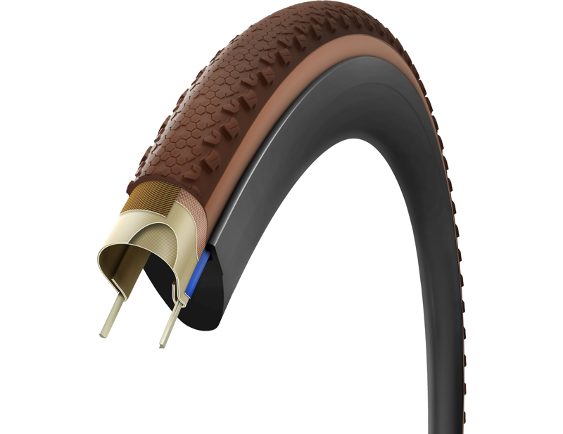 Vittoria Terreno Pro T30 Fine Loose 700c Gravel Race Tubeless Ready Tyre in Natural Brown-2